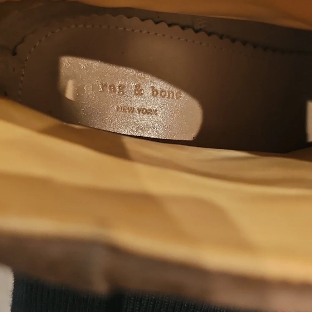 RAG & BONE 38.5 Camel Suede Newbury Bootie